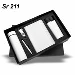 BOTTLE MUG 5IN1 WHITE TEM. BOTTLE ,DIARY,PEN,KEYCHAIN&VACCUM MUG