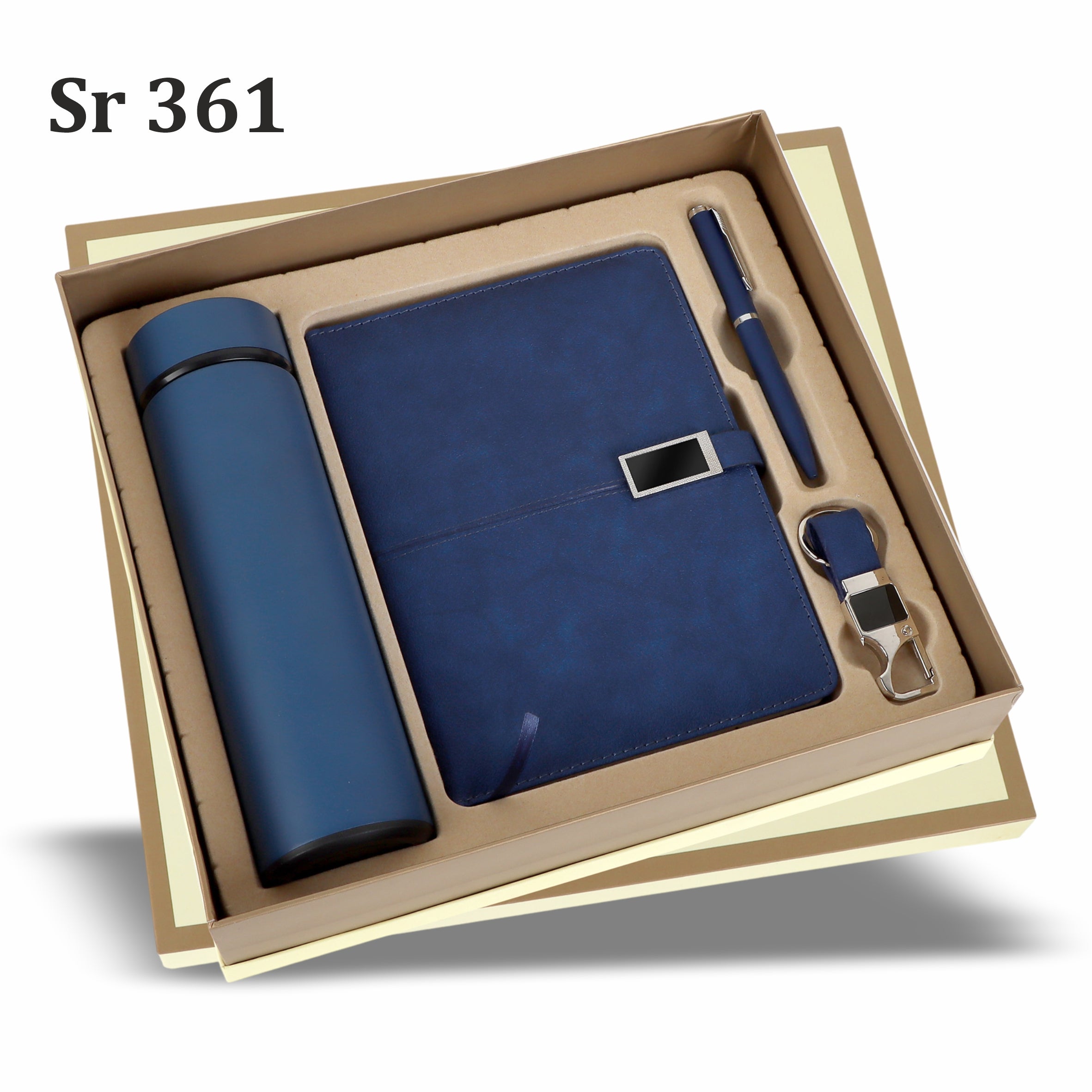 ZENITH BLUE ,DIARY PEN,KEYCHAIN& BOTTLE