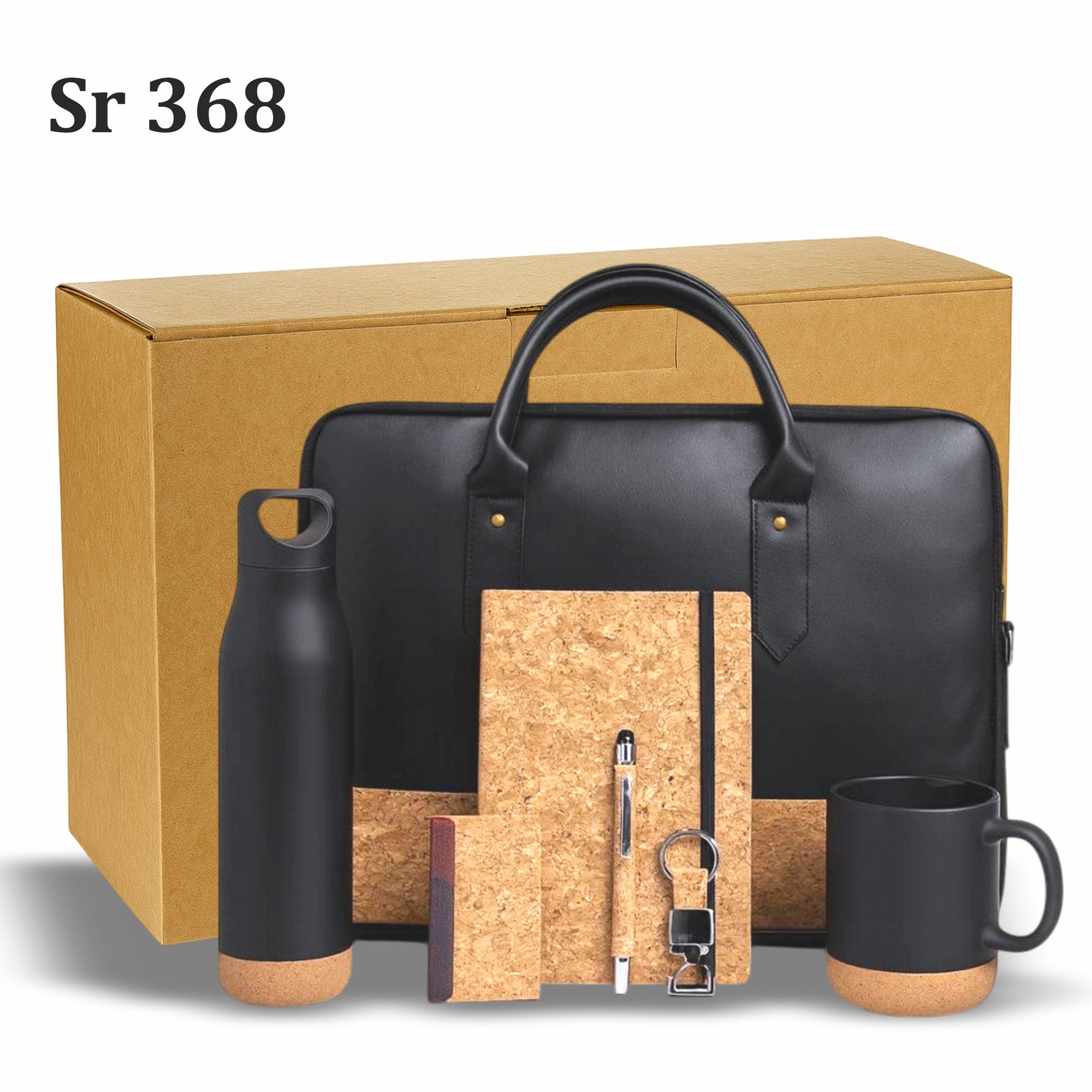 CORK FINISH BOTTLE ,MUG, DIARY,PEN,KEYCHAIN,CARDHOLDER, & JUTE LAPTOPBAG WITH BOX PACKING