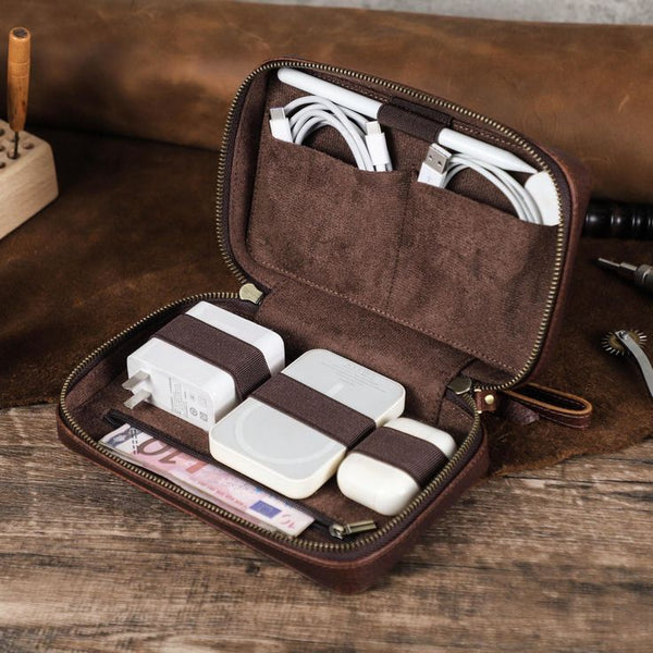 Branded tech pouch cable organiser for IT company joining kit India
