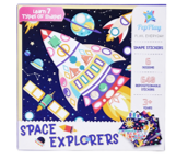 Shape Stickers : Space Explorers