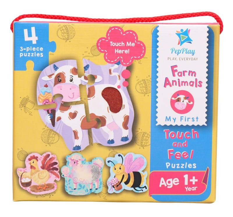 My First Touch & Feel Puzzles : Farm Animals