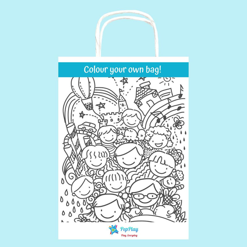 Colour Me Paper Bags - Save Our Planet (36 x25 x13)