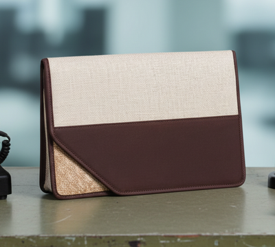 Custom jute bags folders eco corporate