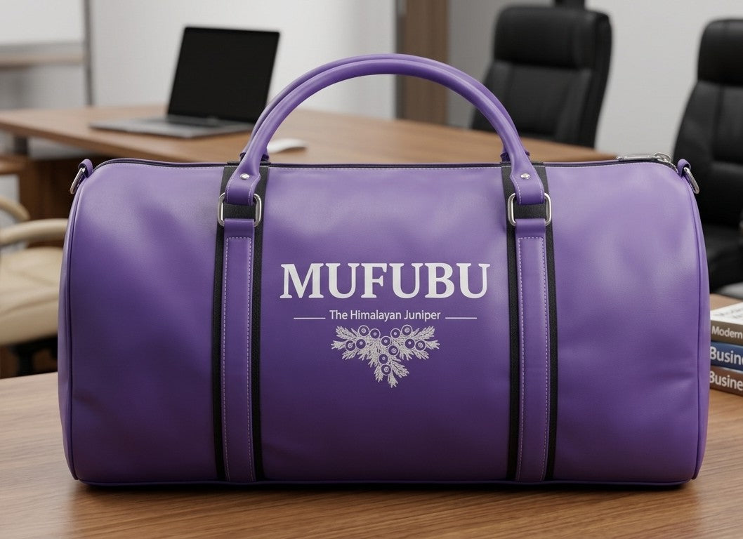 MUFUBU Royal Iris Purple Executive Premium Duffle Bag