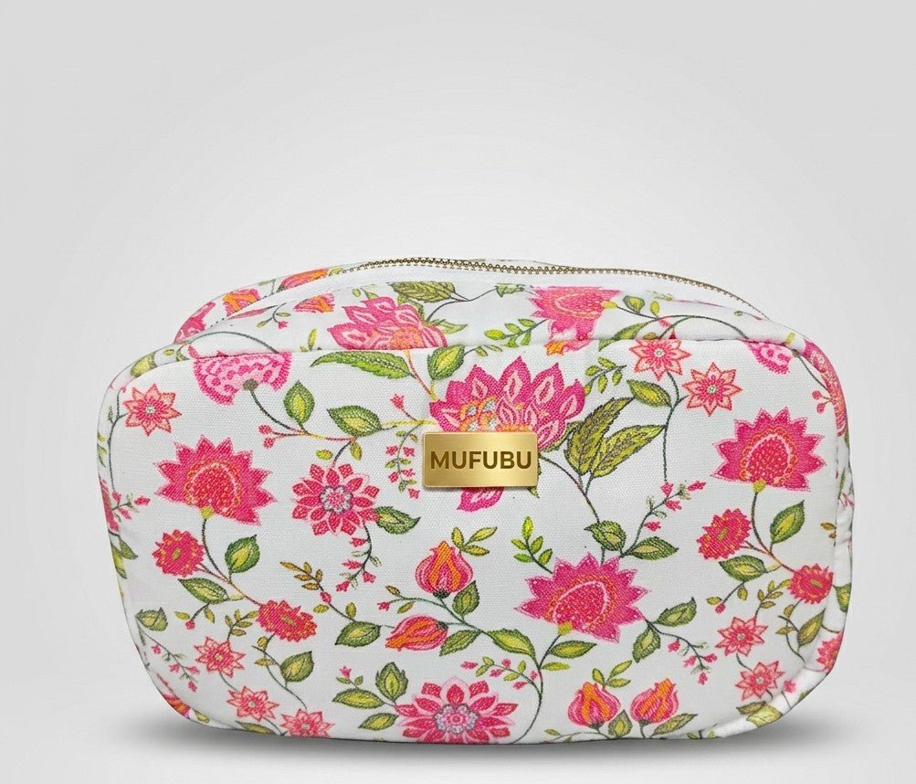 Floral Print Makeup Pouch — Custom Branded Bulk Corporate India