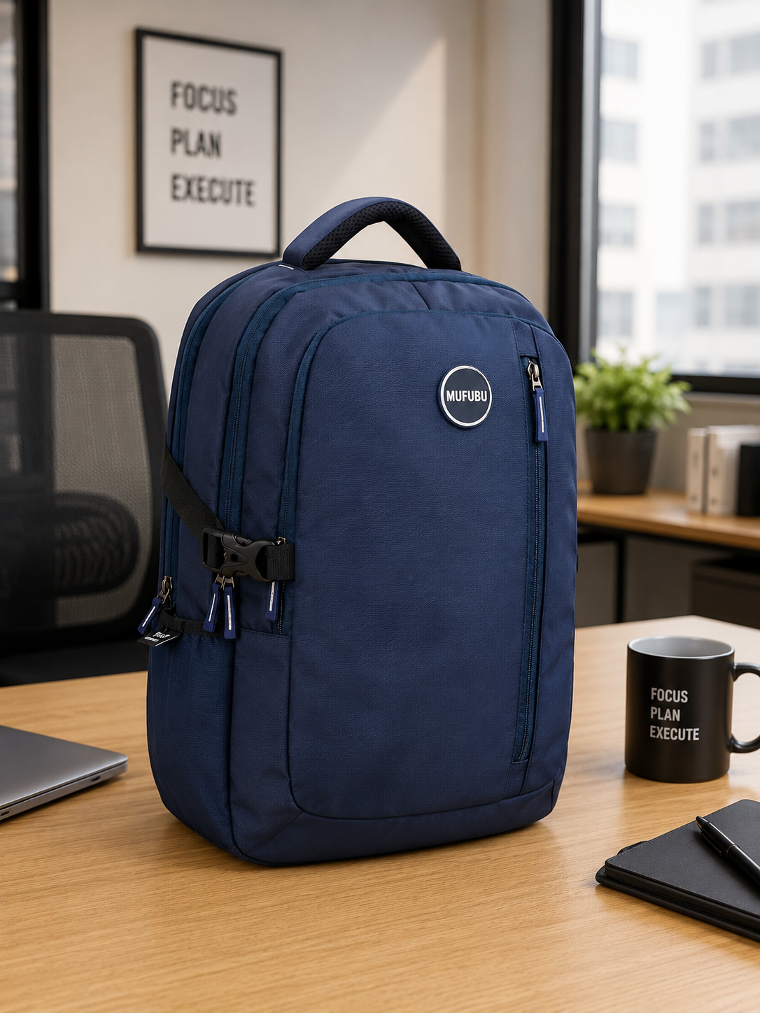 Executive  Backpack,
Navy Blue