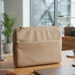 Premium Beige Laptop Sleeve — Executive Corporate Bulk Orders