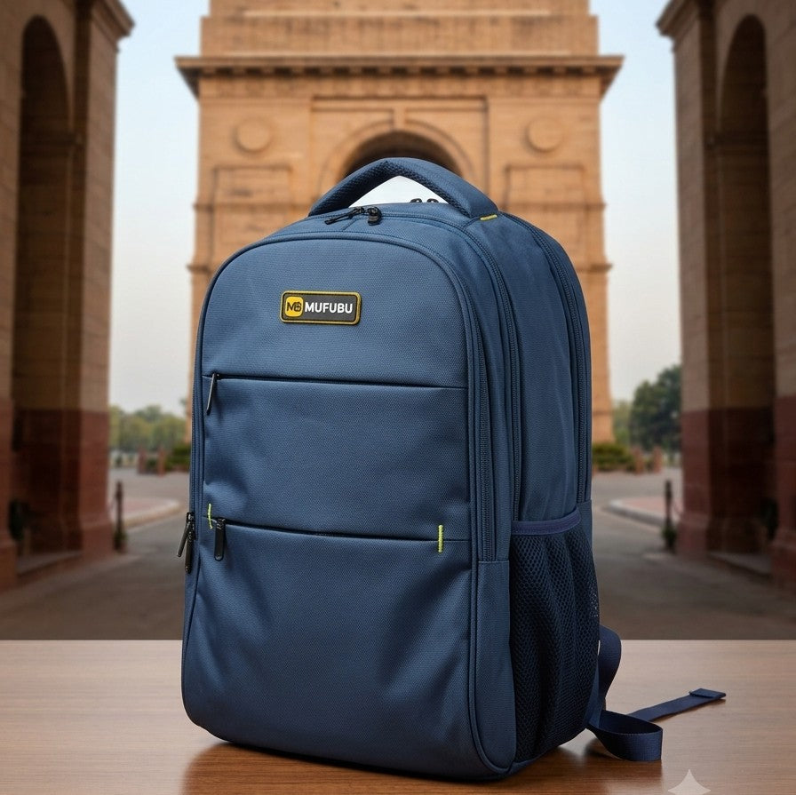 Mufubu Classic and  Smart Backpack,Navy Blue