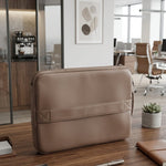 Premium Beige Laptop Sleeve — Executive Corporate Bulk Orders