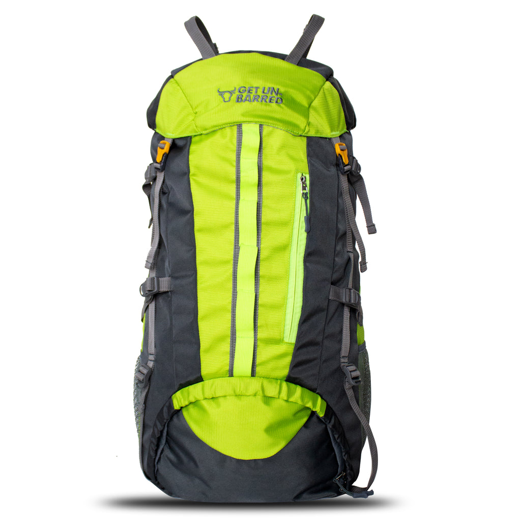 Velocity 70 Ltr hiking Rucksack- Neon green