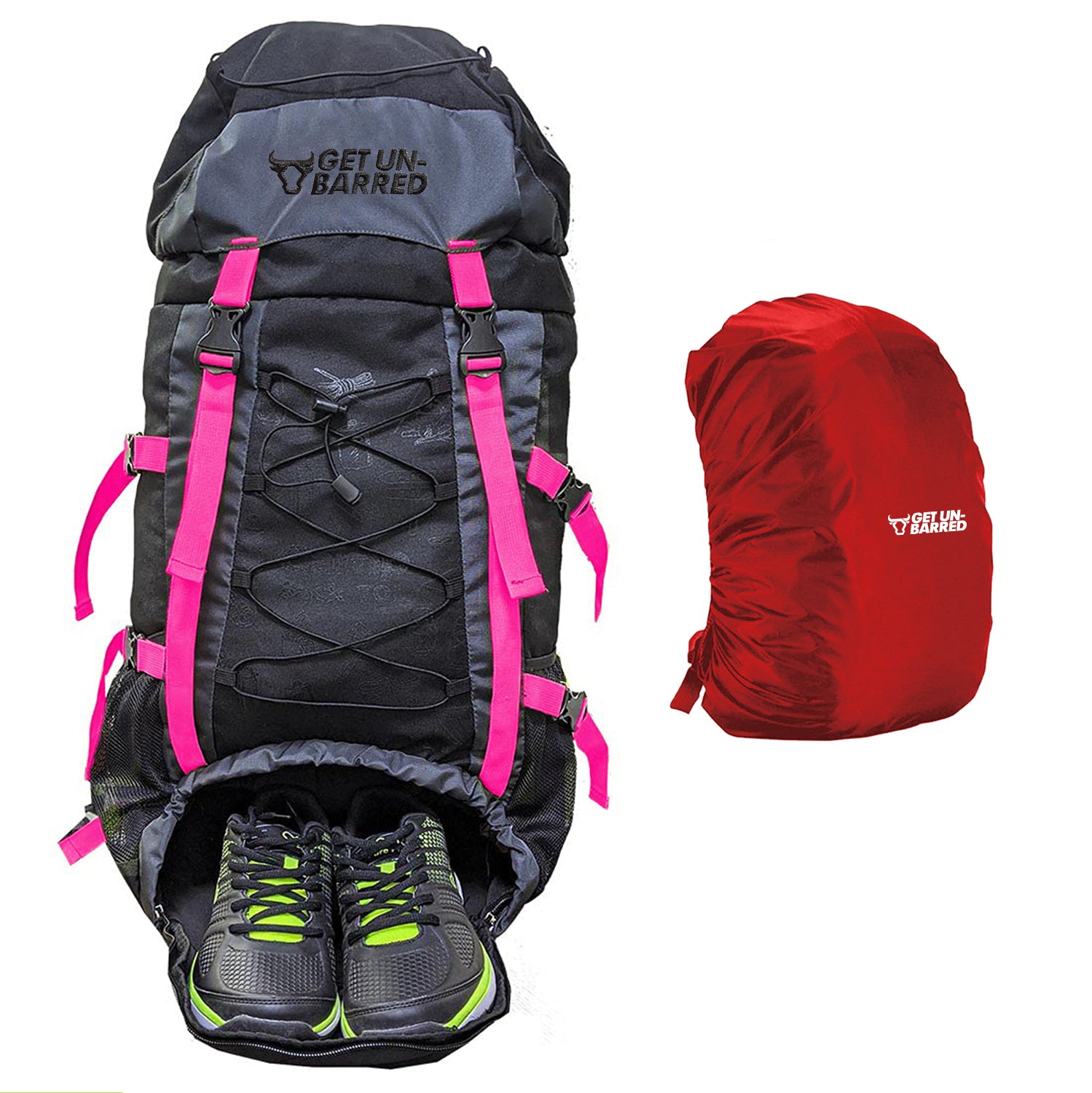 Campsack 75 ltrs Rucksack - Flamingo Pink