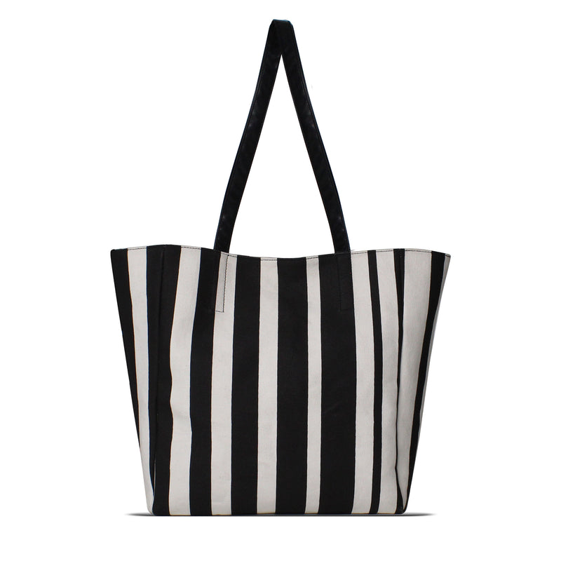 Black and White canvas Tote bag