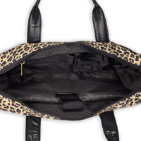 Enigma Laptop Messenger Bag - Leopard