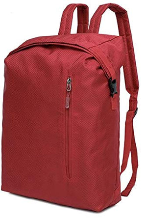 MUFUBU Kaka Oxford Fabric 20 L Red Water Resistant Casual Travel Backpack