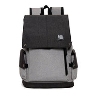 Stylish USB Laptop Backpack Bag Color Black and Grey- Easily and Conveniently Charge Your Phone, Tablet and Other Devices Without Opening Up The Backpack