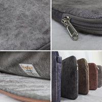 Suede Laptop Sleeves for 13 inches Laptop (Slate Grey)