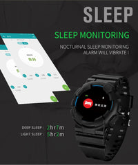 Hangoverr Power X Series Smart Sports Watch - Black