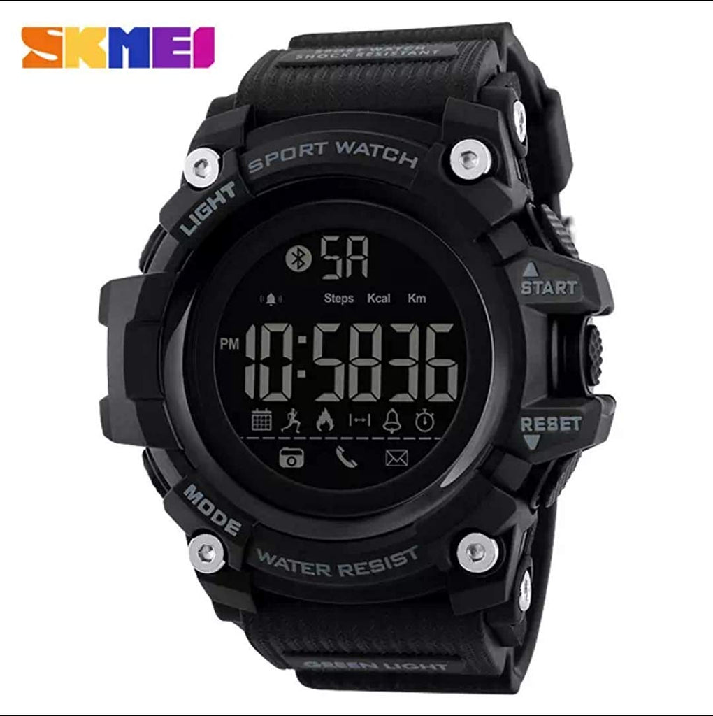 SKMEI Premium Digital Sports Fitness Watch (Black)