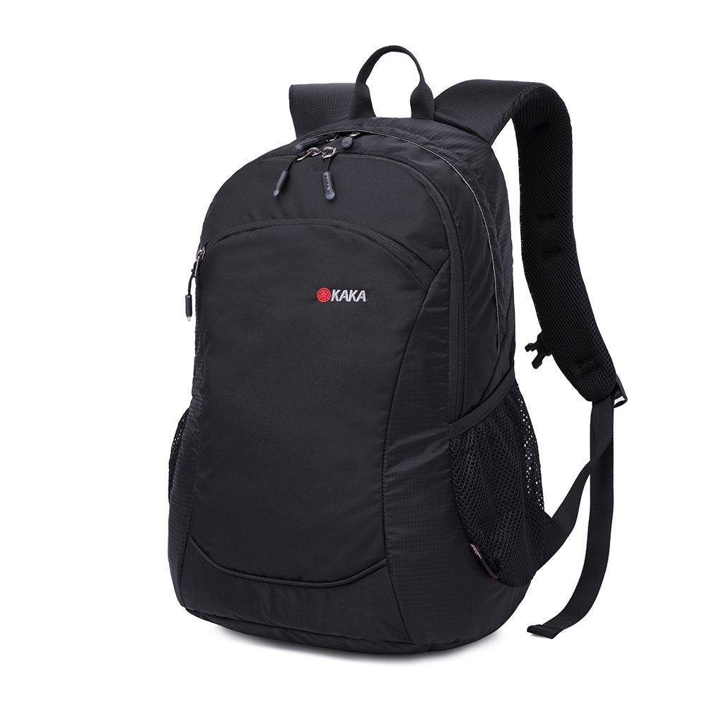 MUFUBU Waterproof Nylon Black School Backpack