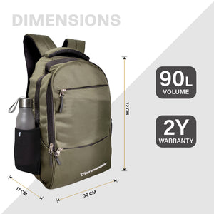 Lexus 40Ltr Laptop Backpack Upto 15.6 Inches - Olive Green