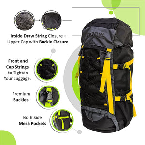 Campsack 75 ltrs Rucksack - Sunny Yellow