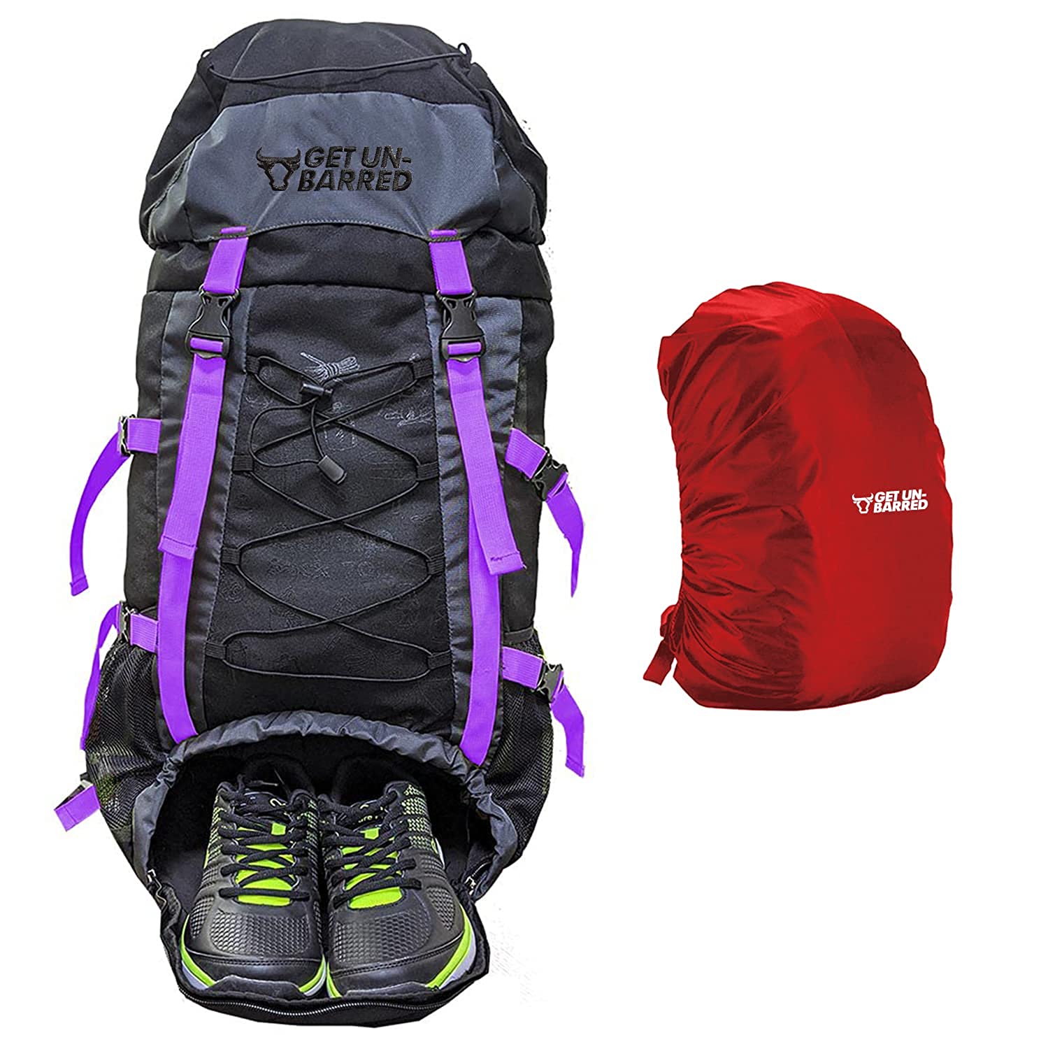 Campsack 75 ltrs Rucksack - Purple Tulip
