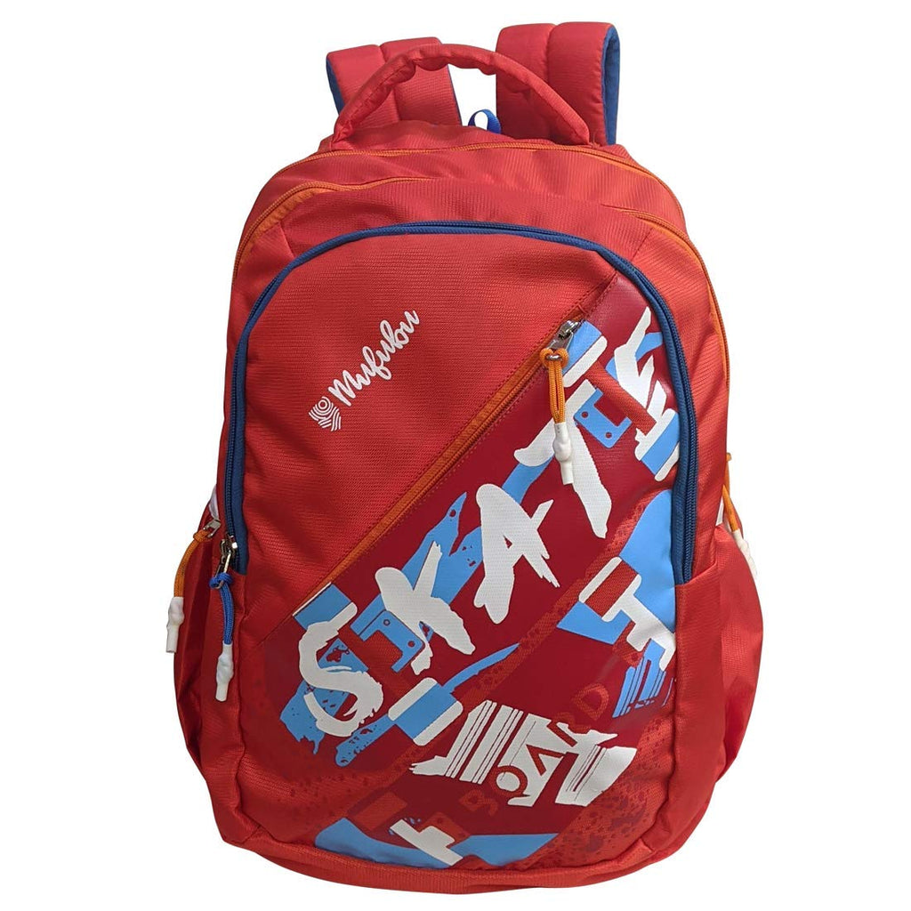 Skate Board School Backpack - Red
