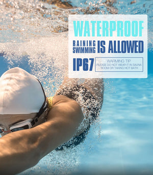 Hangoverr Waterproof Bluetooth Smartwatch (Black, H-B15P)