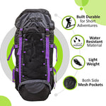 Campsack 75 ltrs Rucksack - Purple Tulip