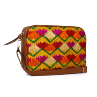 Phulkari Sling Bag- Yellow