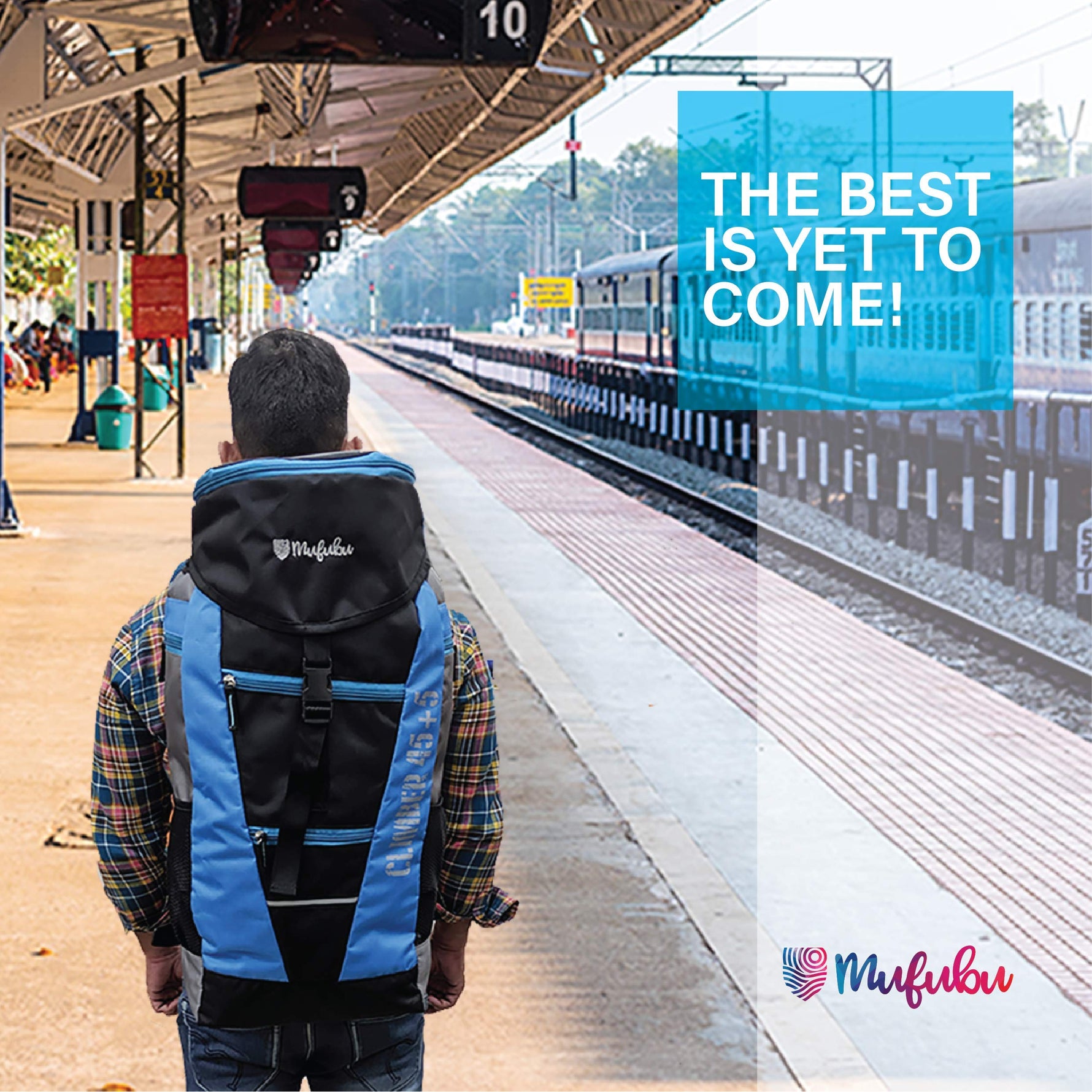 Climber 45 + 5 LTR Rucksack with Rain Cover (Black/Green)