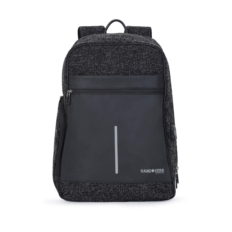 Hangoverr Laptop Backpacks with USB Port and Anti Theft Pocket (Black)