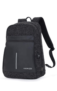 Hangoverr Laptop Backpacks with USB Port and Anti Theft Pocket (Black)