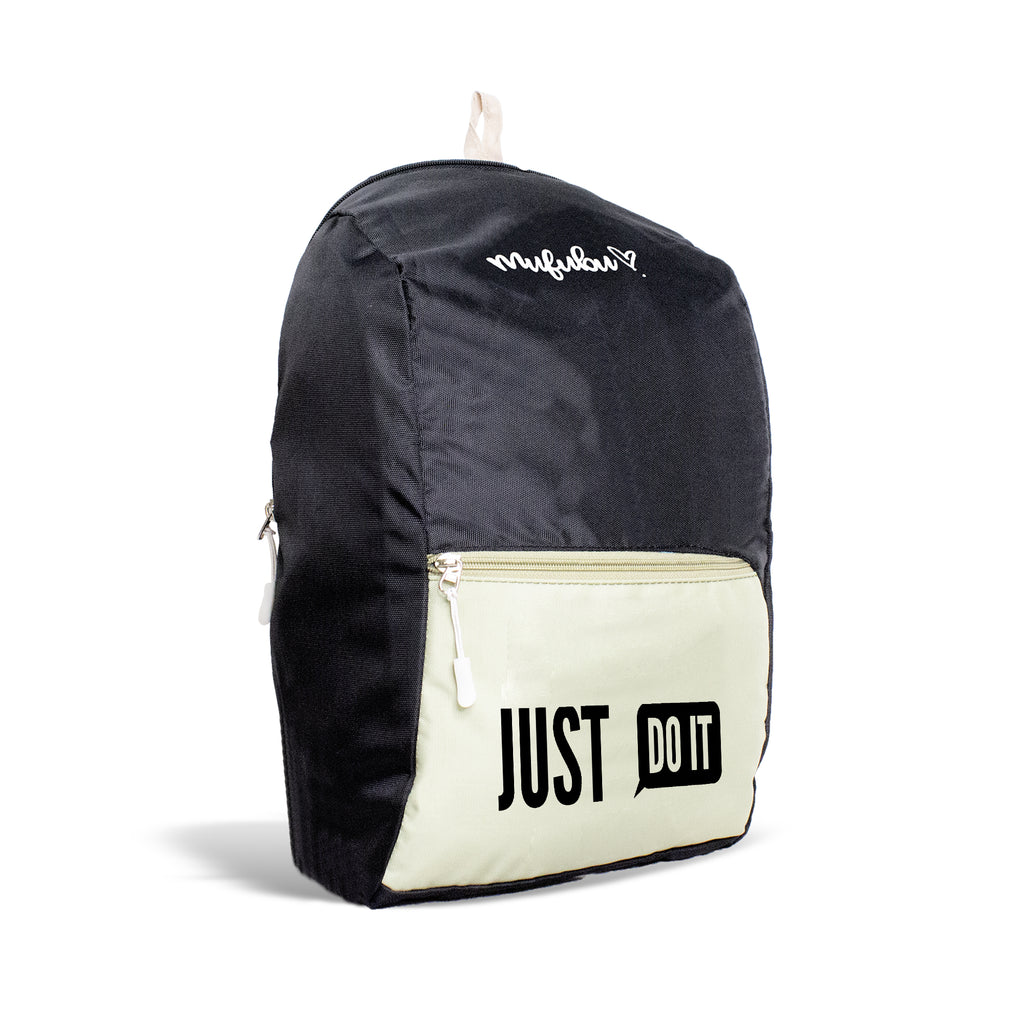 Nano Backpack 15 Ltr Just Do It Black + Pistachio