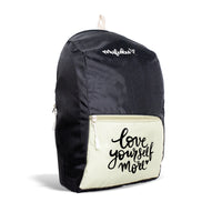 Nano Backpack 15 Ltr Love Yourself More Black + Pistachio