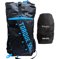 Torque 55 Ltr Blue Rucksack with Rain Cover