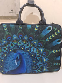 Peacock Printed laptop sleeve