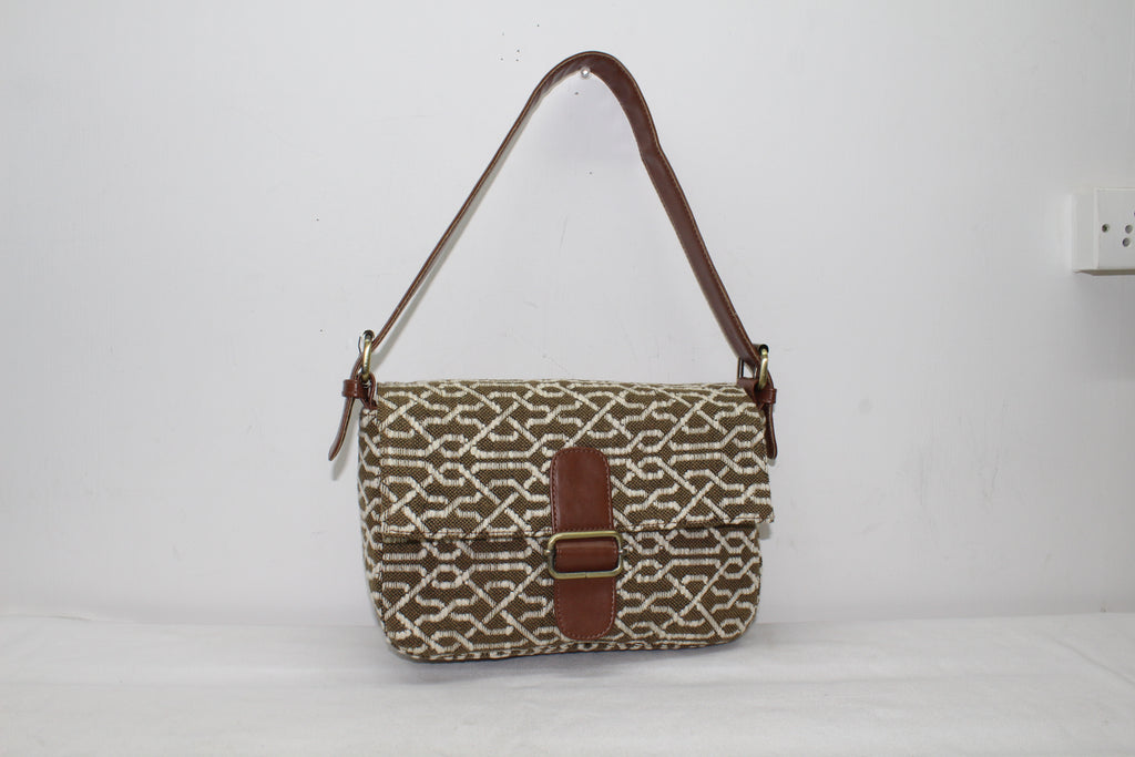 Solid Boxy Sling Bag