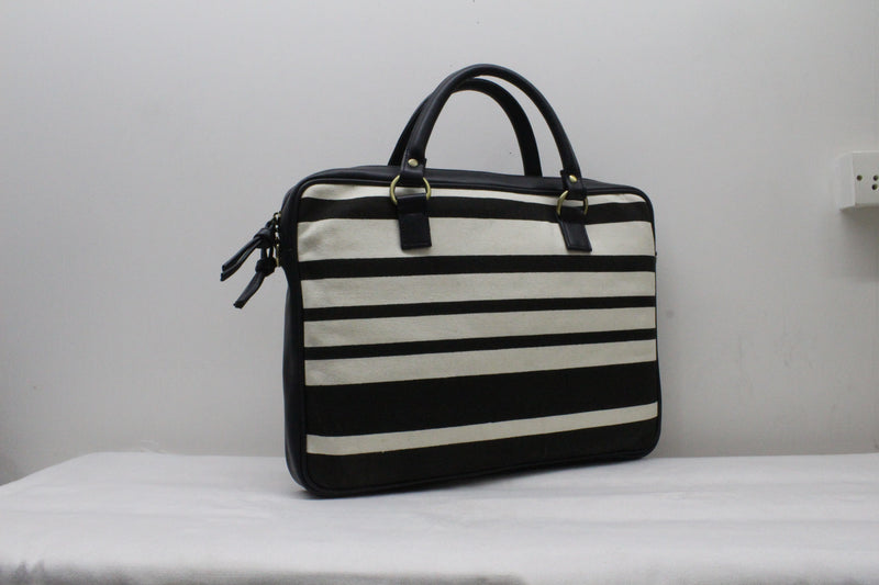 Laptop/Office bag - Black and White