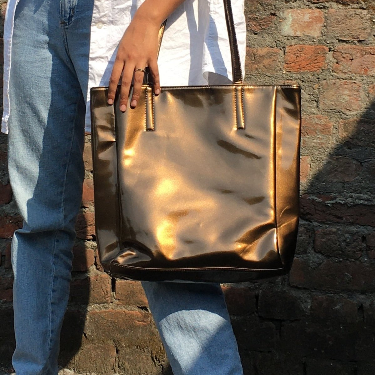 Chic Tote oversized Handbag - Olive