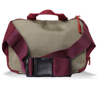 Get-Un-Barred Discover Waist Pouch for Travel/Sports/Outdoor for Men/Women (Cherry Red+Beige)
