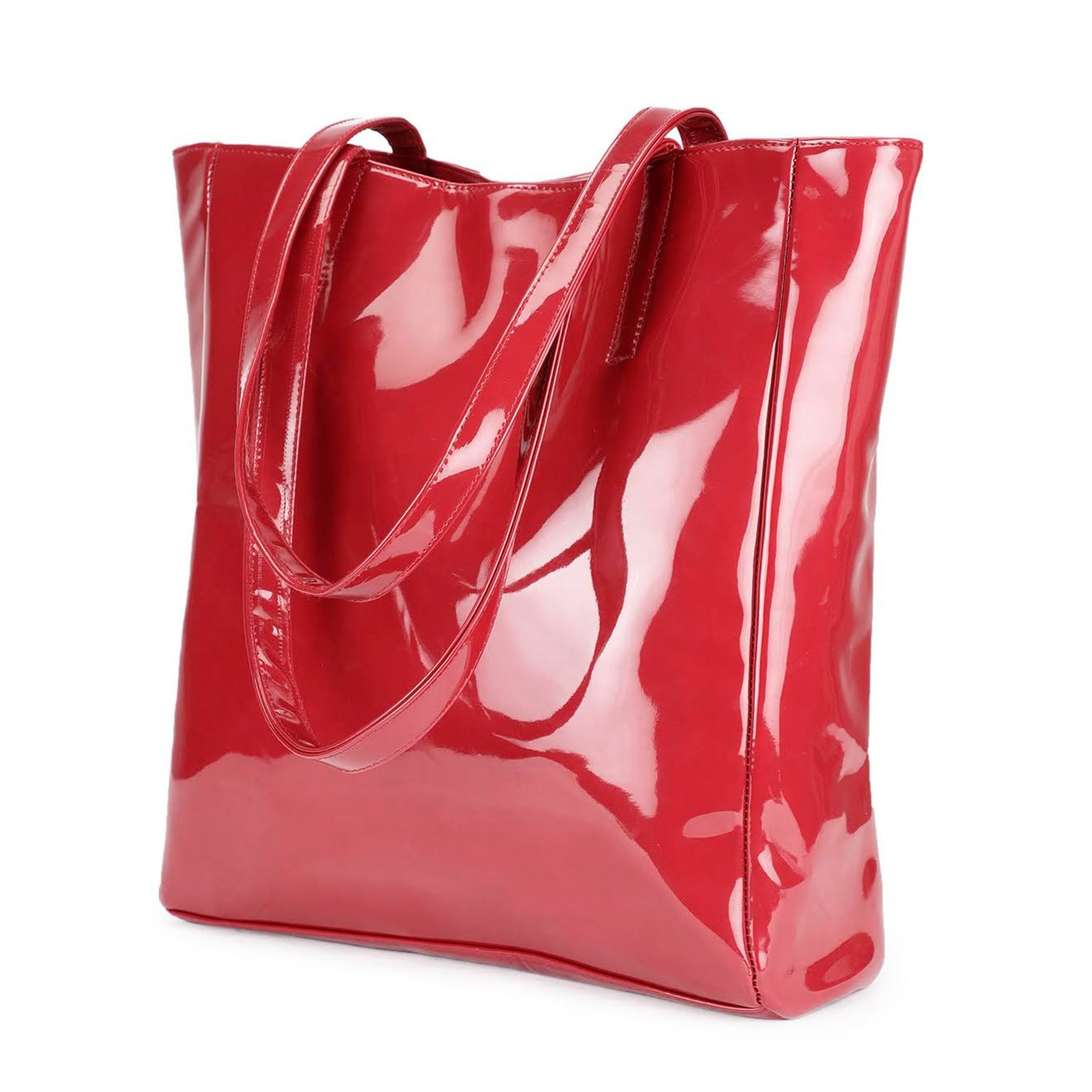 Chic Tote oversized Handbag - Cherry Red