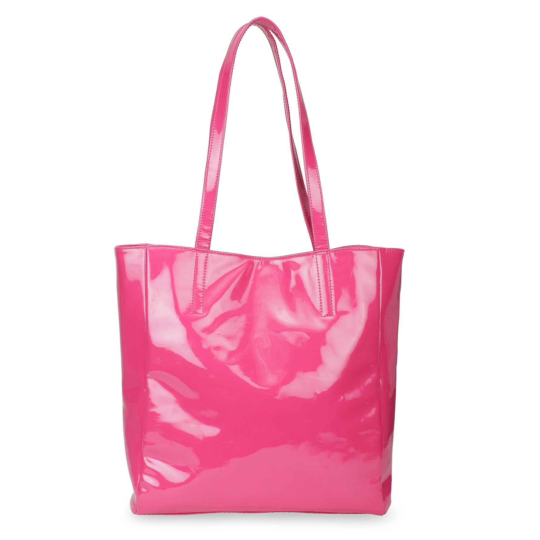 Chic Tote oversized Handbag - Hot Pink