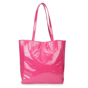 Chic Tote oversized Handbag - Hot Pink
