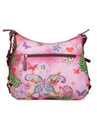 Hobo Hand Bag - Summer Wings Cherry Red