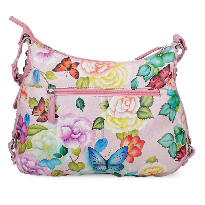 Hobo Hand Bag - Butterfly Paradise Light Pink