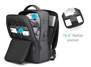 Anti-Theft backpack With USB charging Port