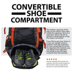 Campsack 75 ltrs Rucksack - Neon Orange