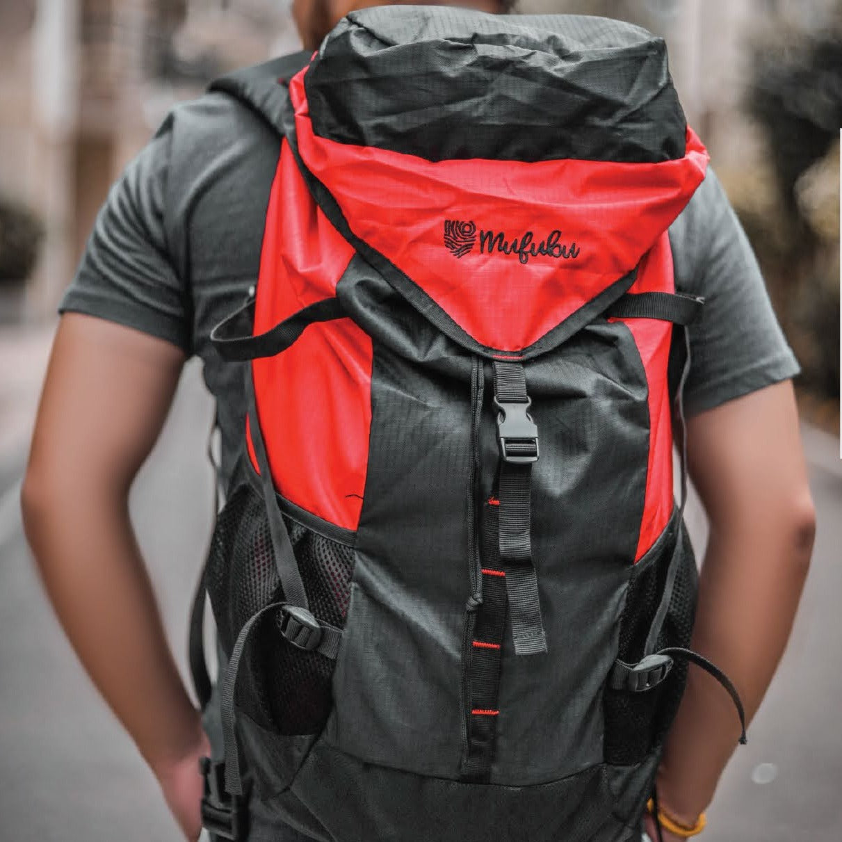 Fearless 60 LTR Rucksack - Black + Blue